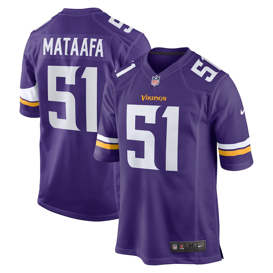 Minnesota Vikings Hercules Mataafa 589 NFL jersey front view