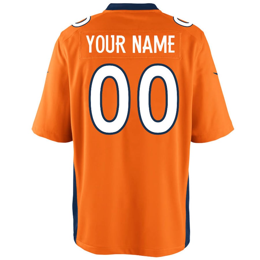 Denver Broncos Customized 354 NFL jersey front view