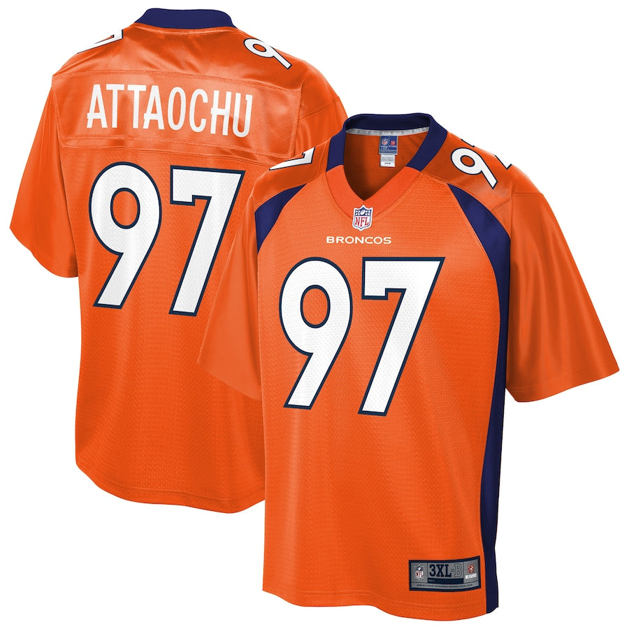 Denver Broncos Jeremiah Attaochu Big Tall 428 NFL jersey front view