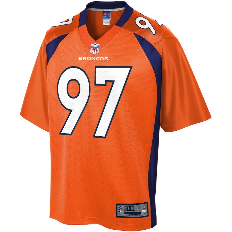 Denver Broncos Jeremiah Attaochu Big Tall 428 NFL jersey front view