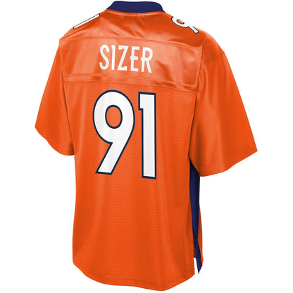 Denver Broncos Deyon Sizer Big Tall 424 NFL jersey front view