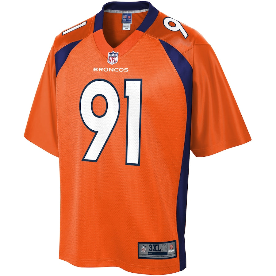 Denver Broncos Deyon Sizer Big Tall 424 NFL jersey front view