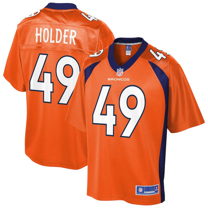 Denver Broncos Alijah Holder 492 NFL jersey front view