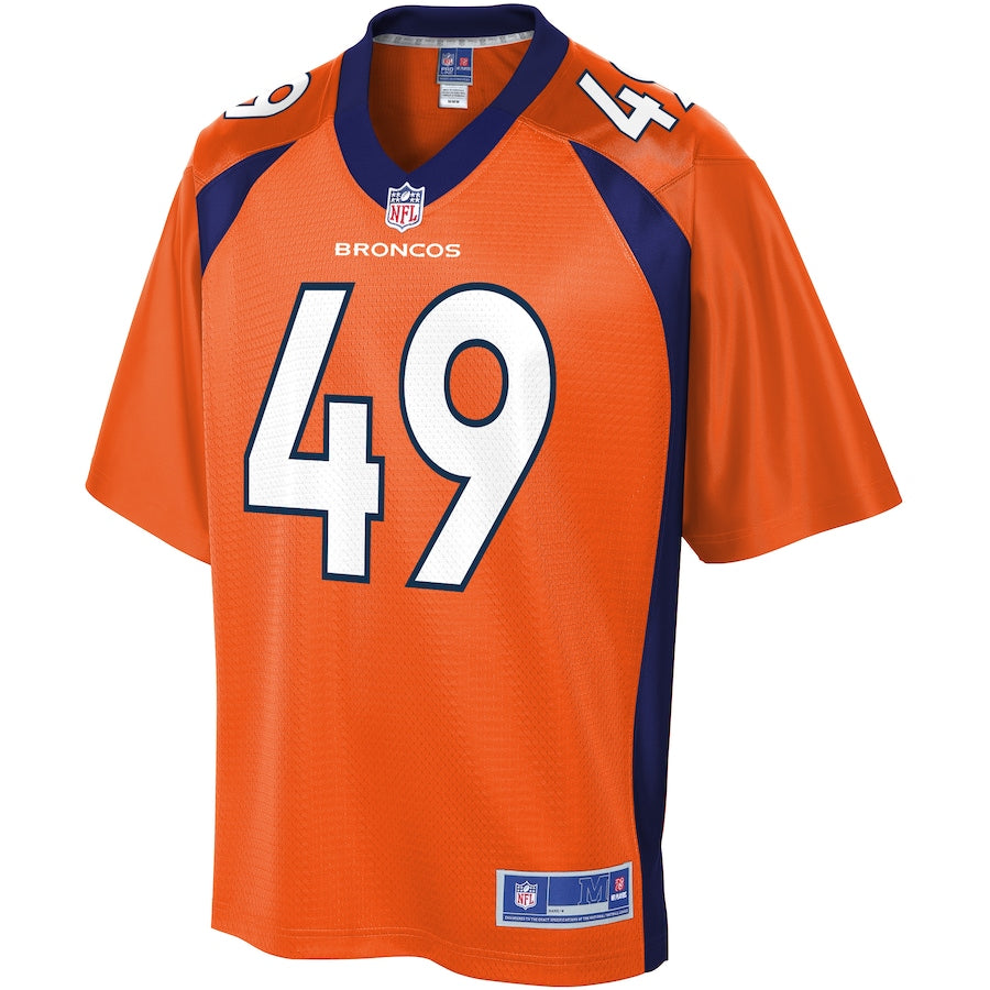 Denver Broncos Alijah Holder 492 NFL jersey front view