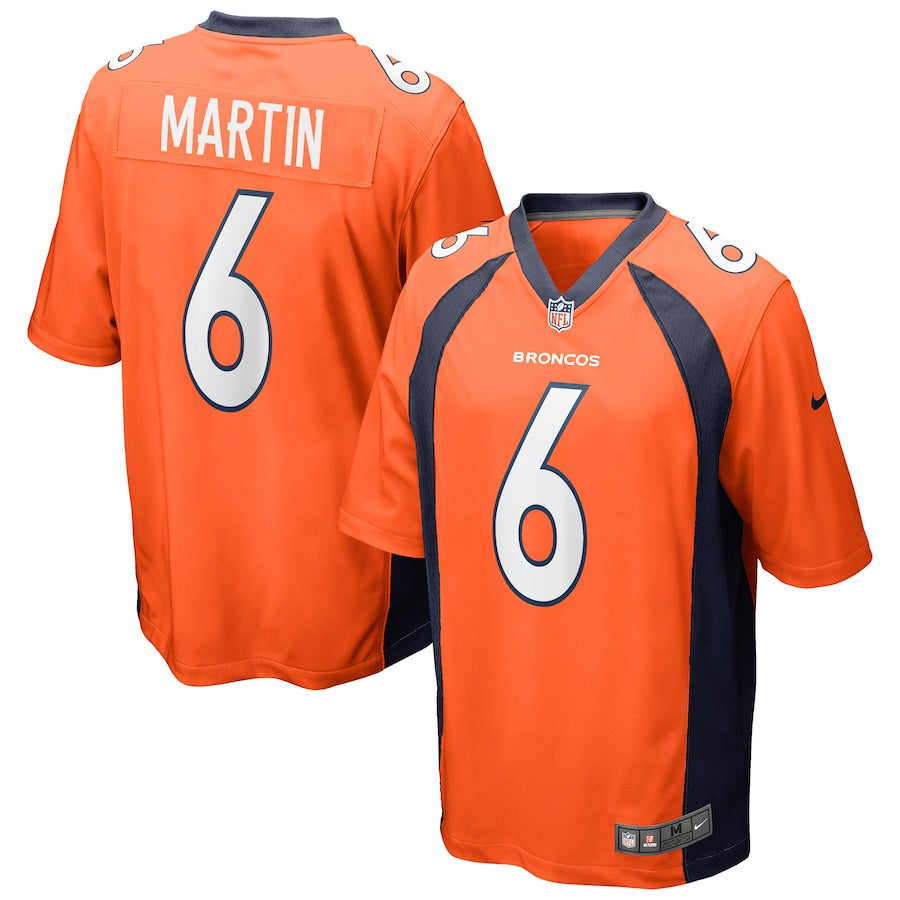 Denver Broncos Sam Martin 306 NFL jersey front view