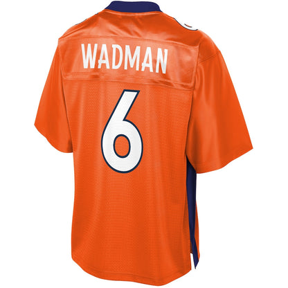 Denver Broncos Colby Wadman Big Tall 446 NFL jersey front view