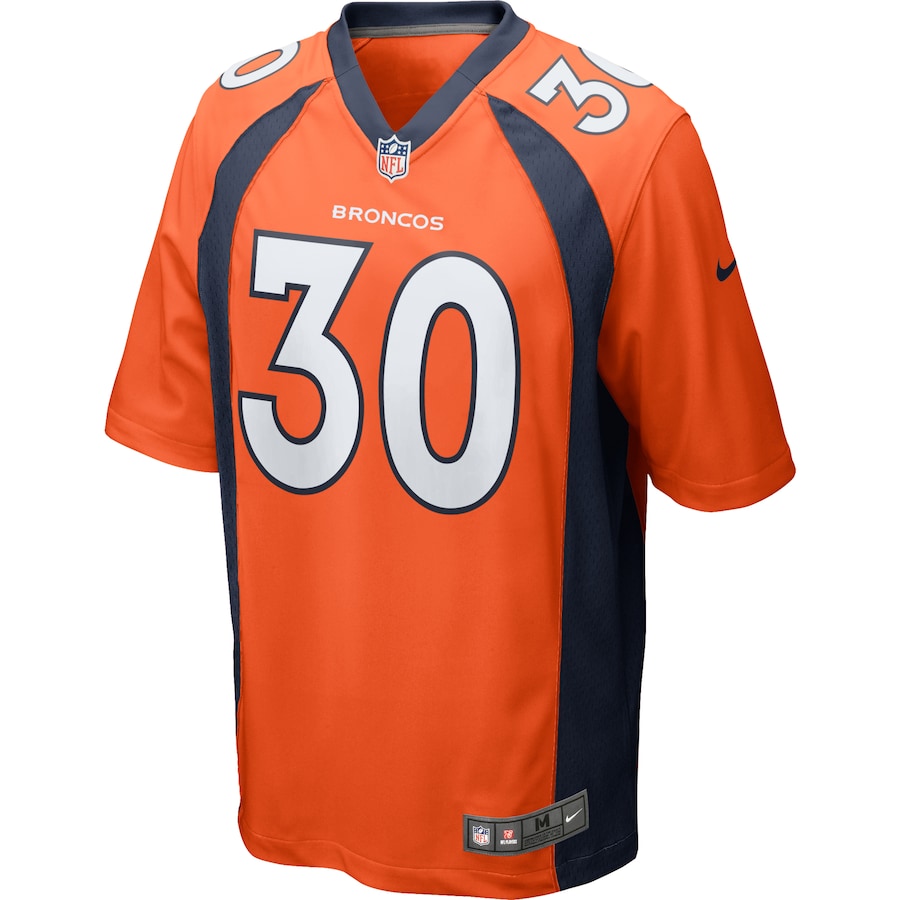 Denver Broncos Phillip Lindsay 338 NFL jersey front view