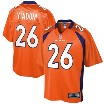 Denver Broncos Isaac Yiadom Big Tall 425 NFL jersey front view