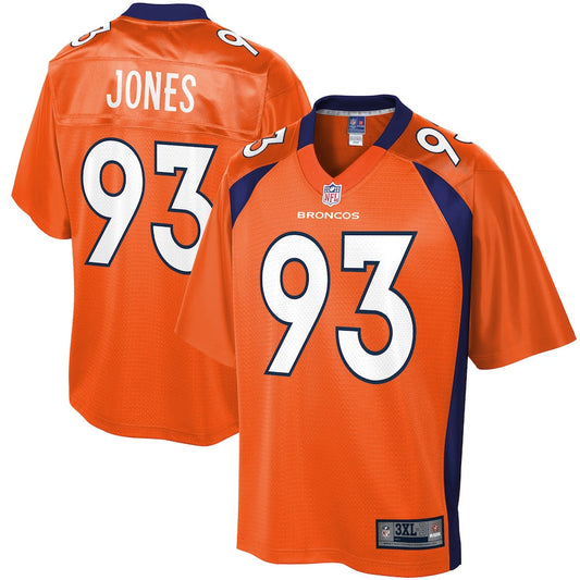 Denver Broncos Dremont Jones Big Tall 411 NFL jersey front view