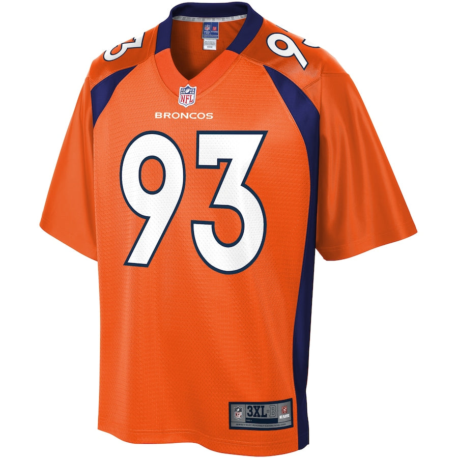 Denver Broncos Dremont Jones Big Tall 411 NFL jersey front view