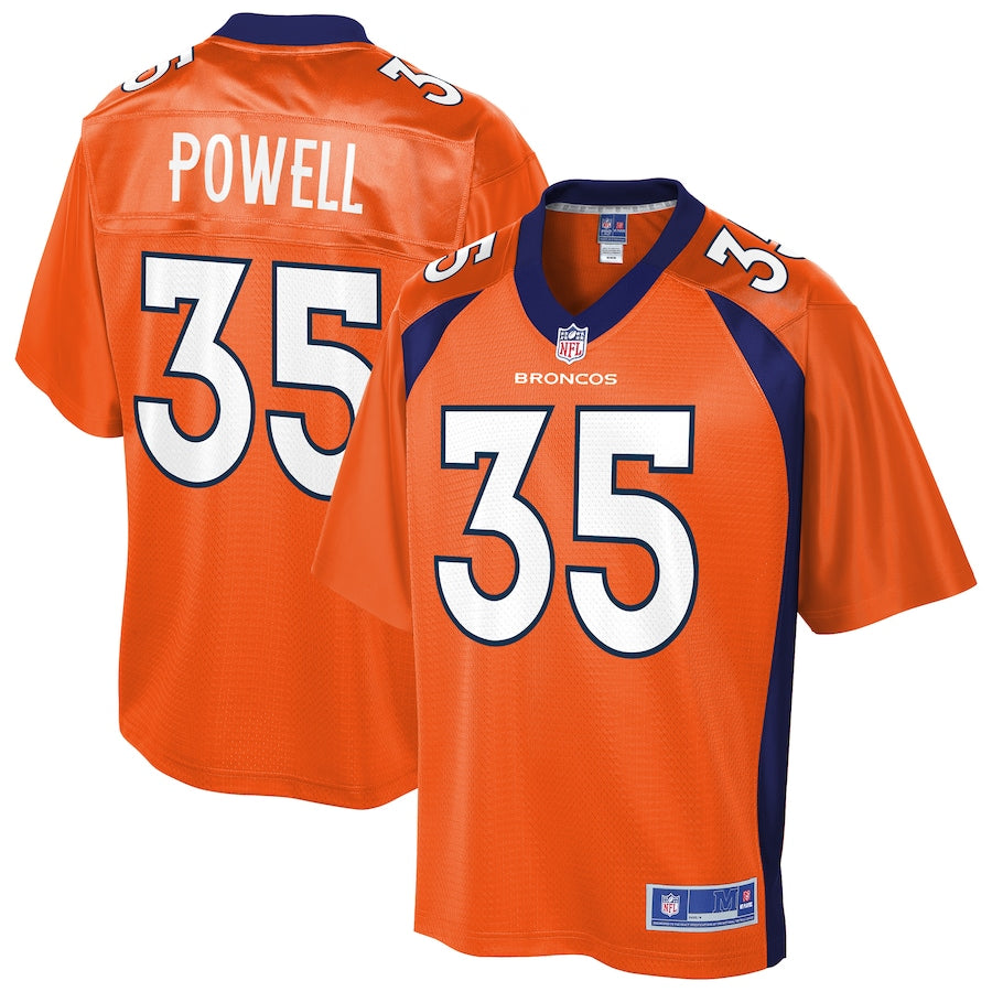 Denver Broncos Tyvis Powell 485 NFL jersey front view