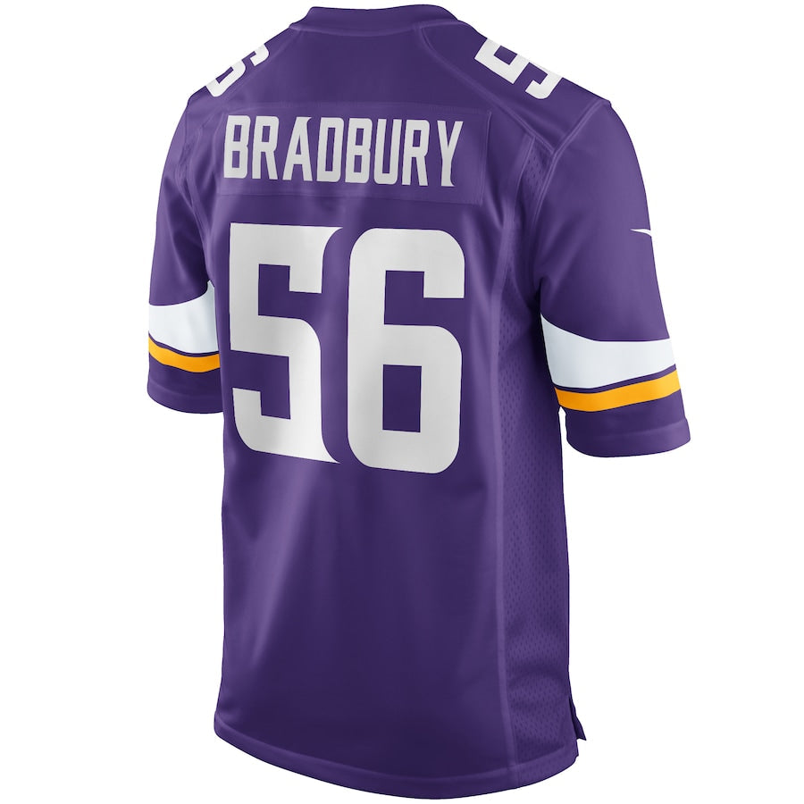 Minnesota Vikings Garret Bradbury 579 NFL jersey front view