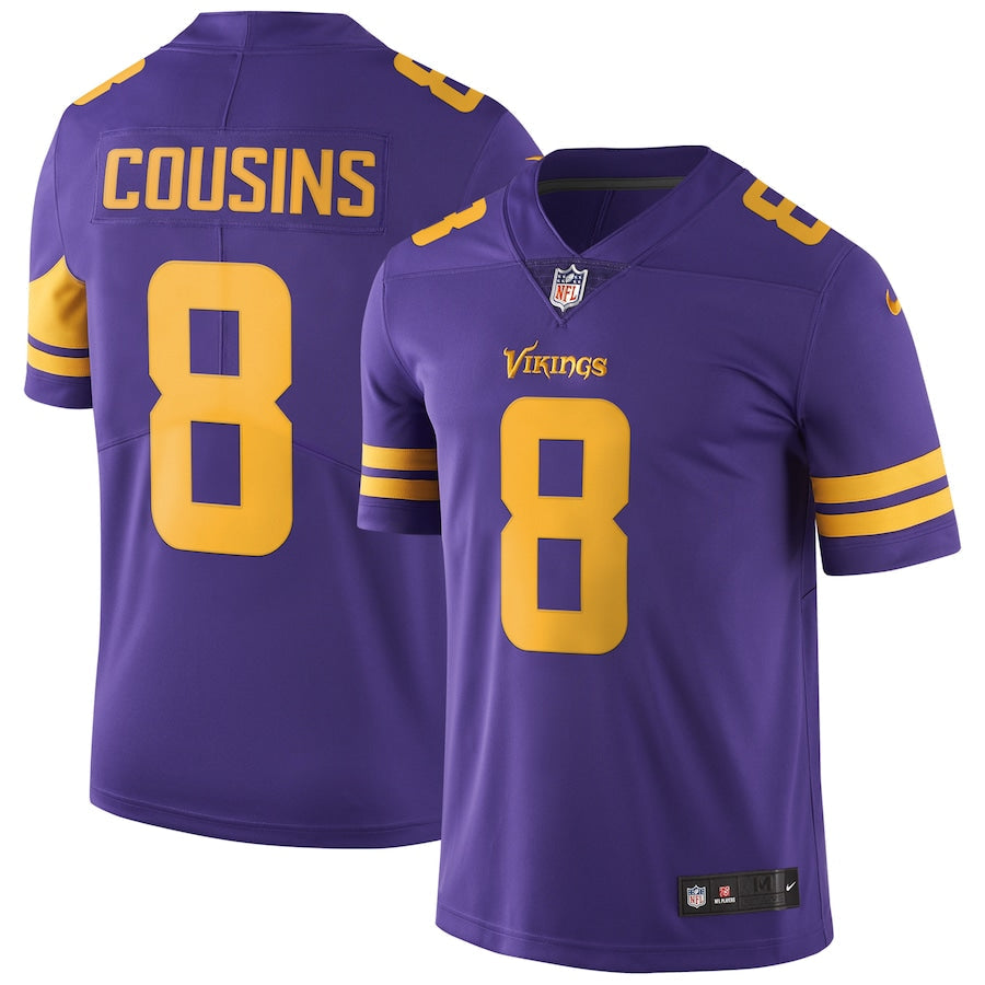 Minnesota Vikings Kirk Cousins 566 NFL jersey front view