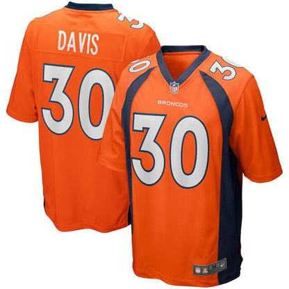 Denver Broncos Terrell Davis 303 NFL jersey front view