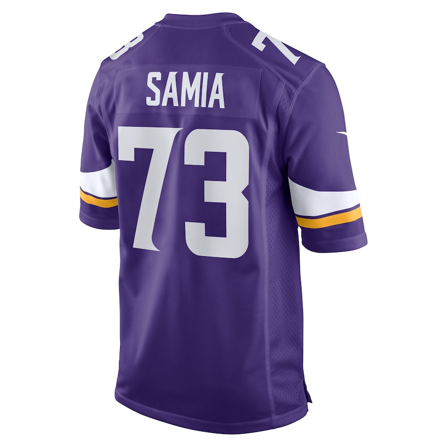 Minnesota Vikings Dru Samia 592 NFL jersey front view