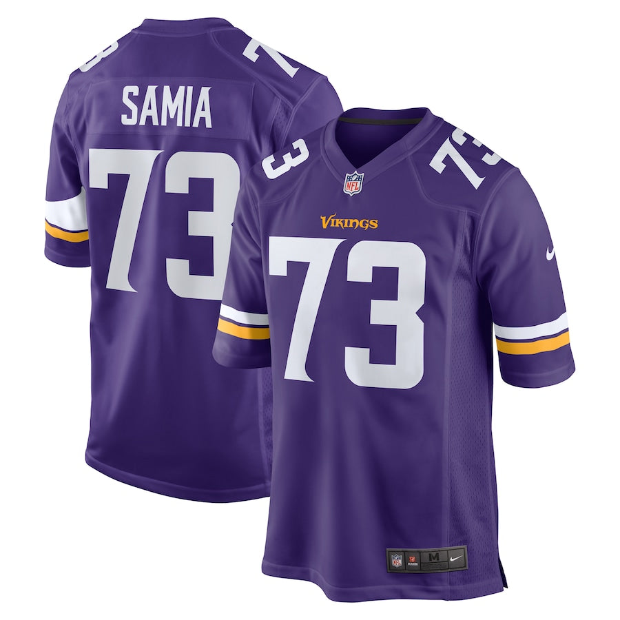 Minnesota Vikings Dru Samia 592 NFL jersey front view