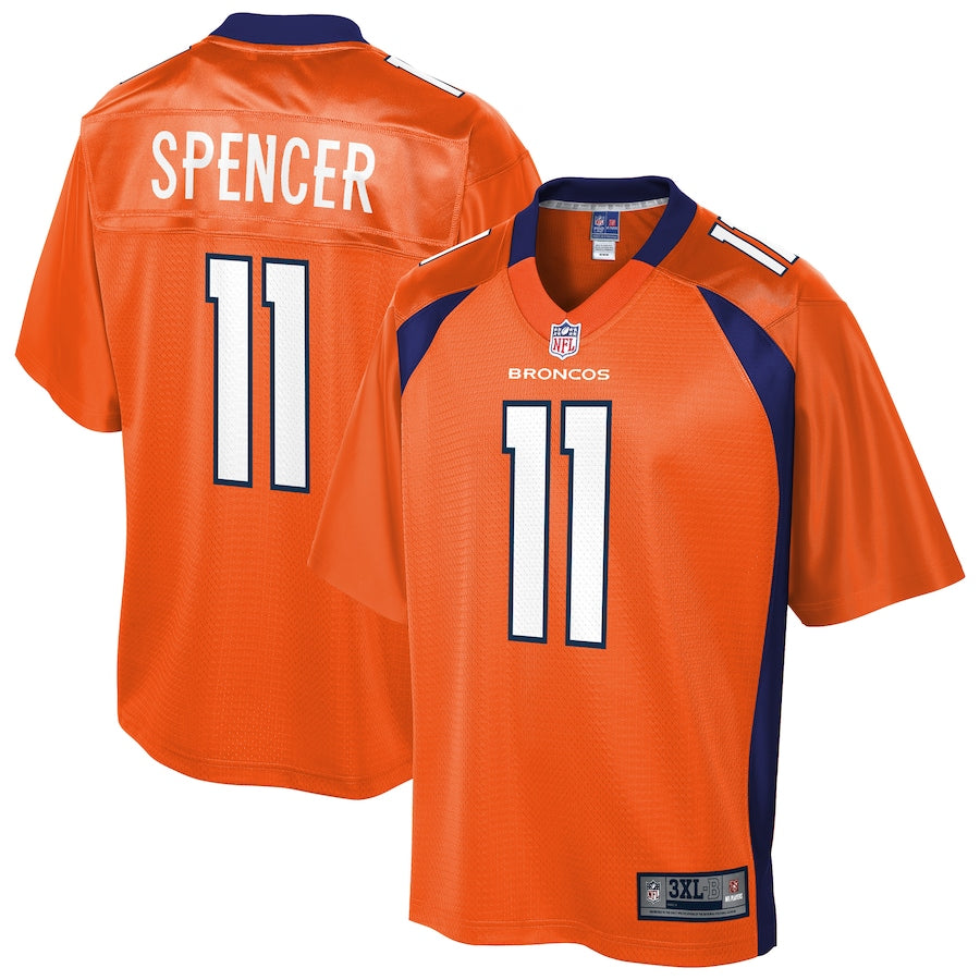 Denver Broncos Diontae Spencer Big Tall 415 NFL jersey front view