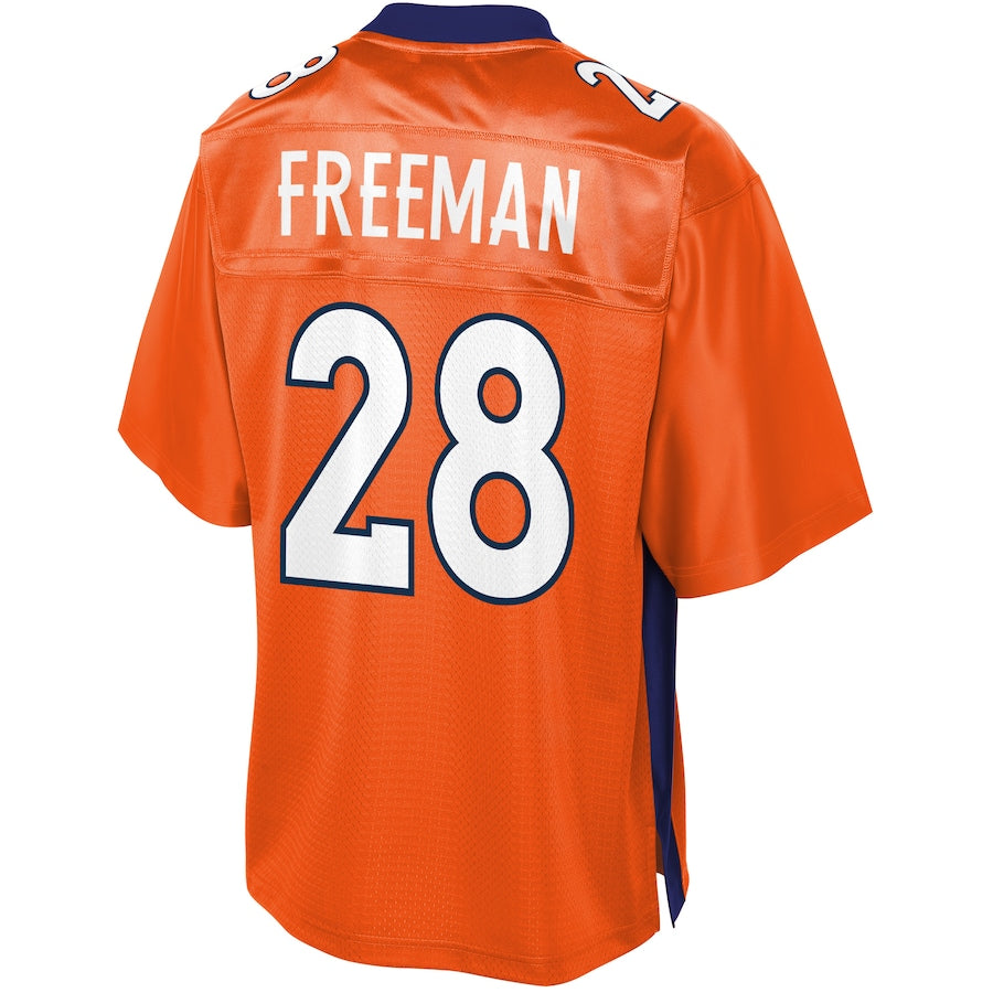 Denver Broncos Royce Freeman 363 NFL jersey front view