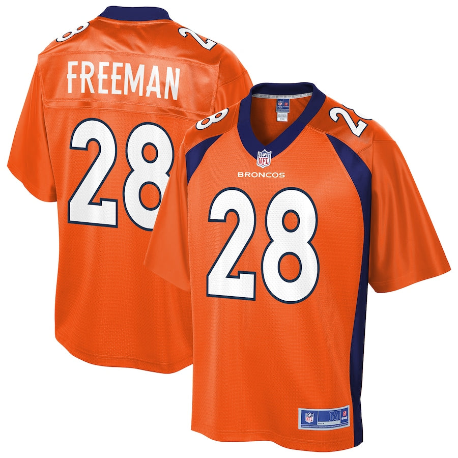 Denver Broncos Royce Freeman 363 NFL jersey front view