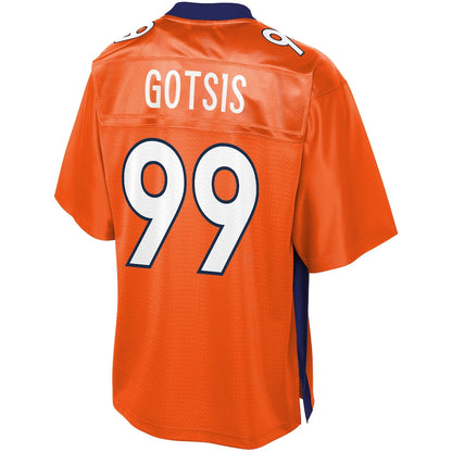 Denver Broncos Adam Gotsis Big Tall 410 NFL jersey front view