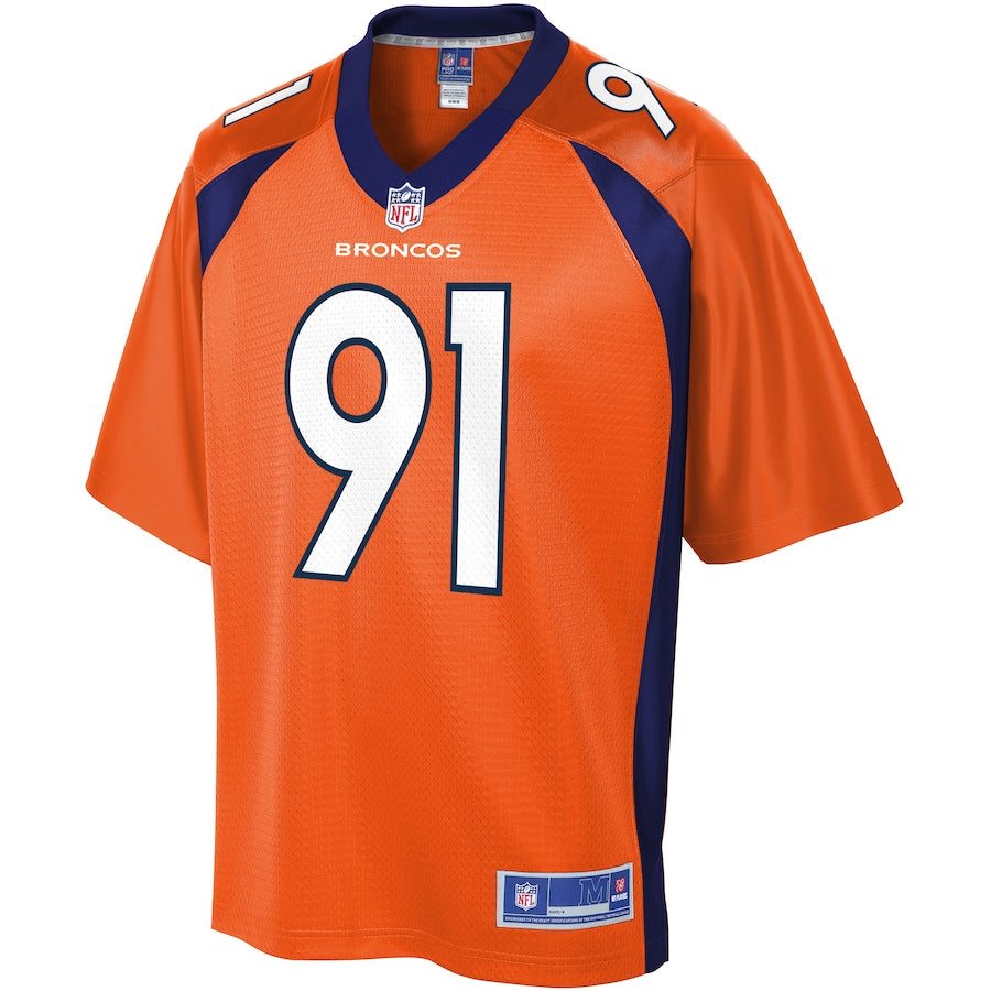 Denver Broncos Deyon Sizer 498 NFL jersey front view