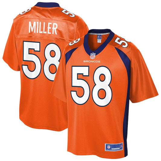 Denver Broncos Von Miller 339 NFL jersey front view
