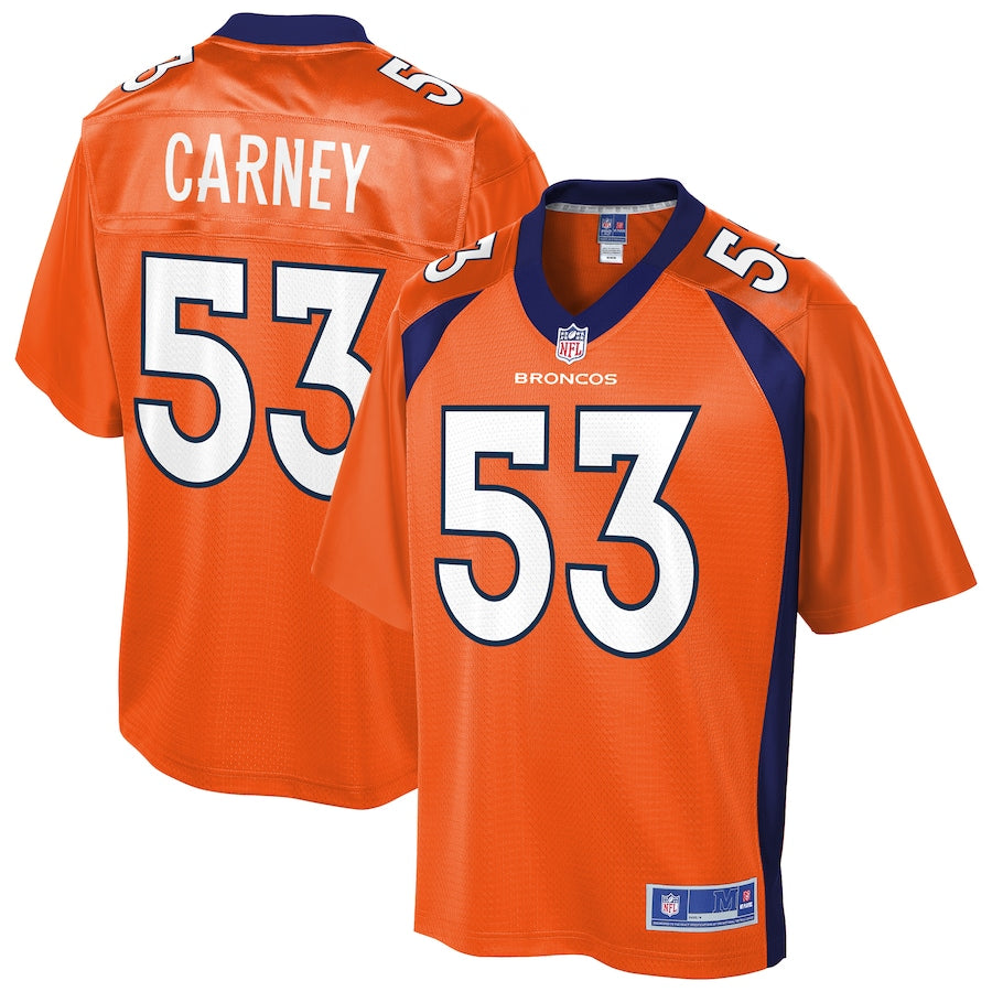 Denver Broncos Malik Carney 497 NFL jersey front view