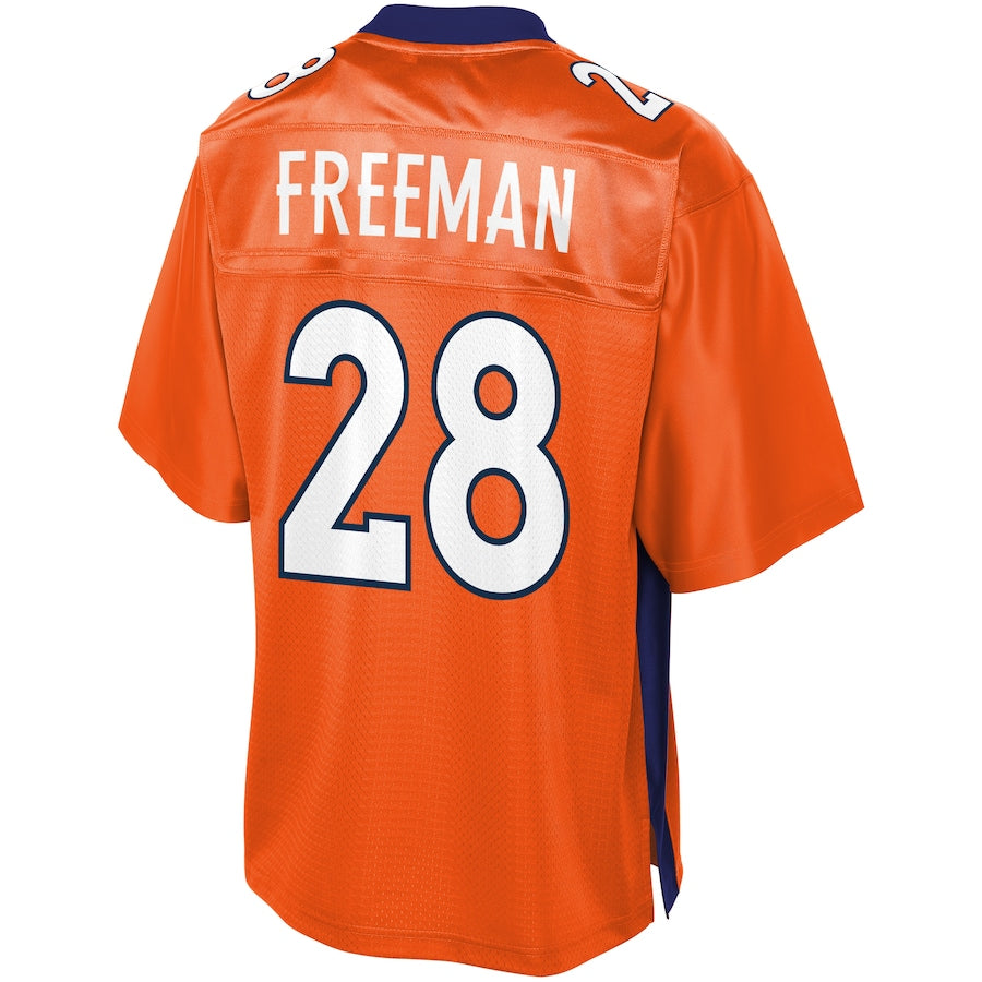 Denver Broncos Royce Freeman 495 NFL jersey front view