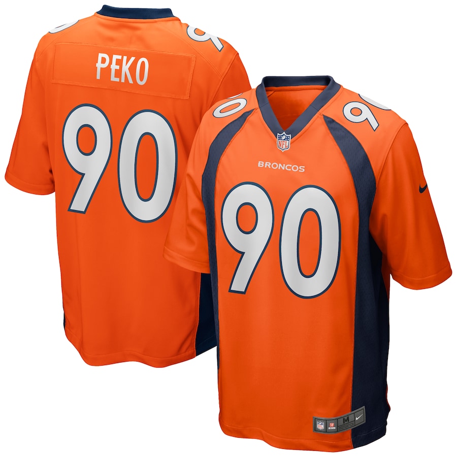 Denver Broncos Kyle Peko 456 NFL jersey front view