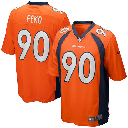 Denver Broncos Kyle Peko 456 NFL jersey front view