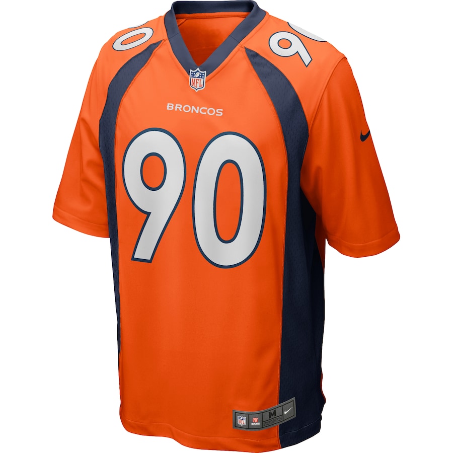 Denver Broncos Kyle Peko 456 NFL jersey front view