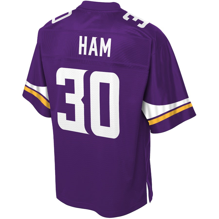 Minnesota Vikings Cj Ham 549 NFL jersey front view