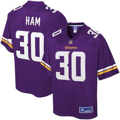 Minnesota Vikings Cj Ham 549 NFL jersey front view