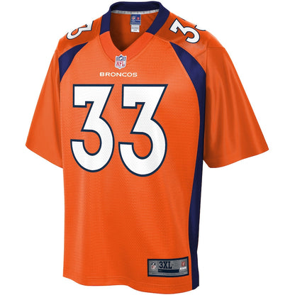 Denver Broncos Khalfani Muhammad Big Tall 430 NFL jersey front view