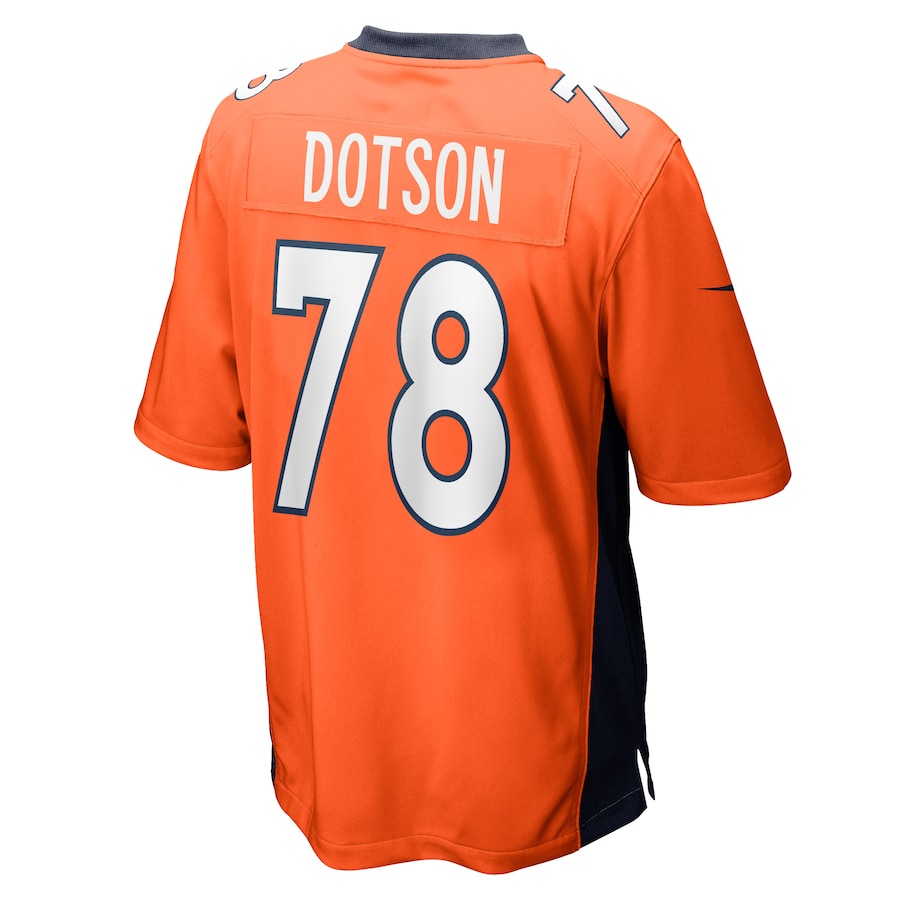 Denver Broncos Demar Dotson 342 NFL jersey front view