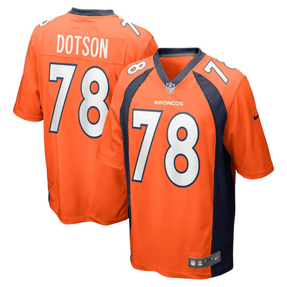 Denver Broncos Demar Dotson 342 NFL jersey front view