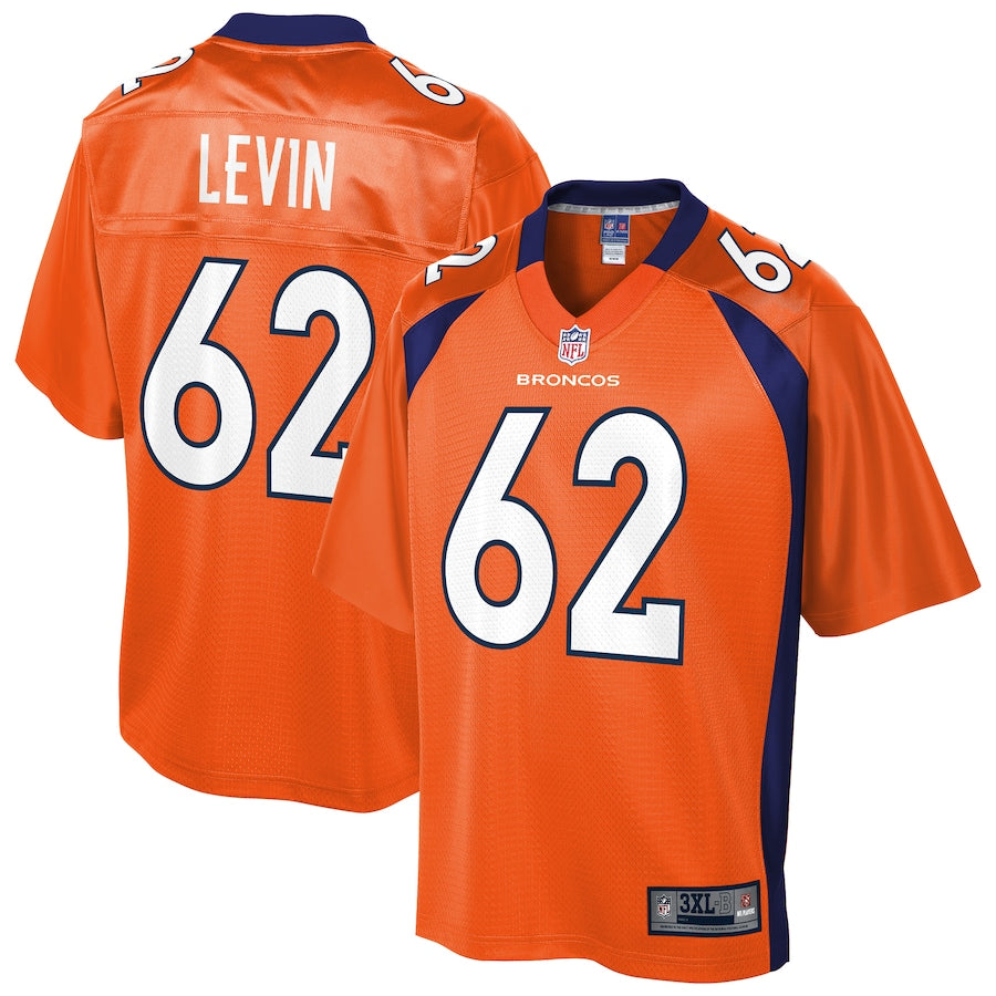 Denver Broncos Corey Levin Big Tall 420 NFL jersey front view