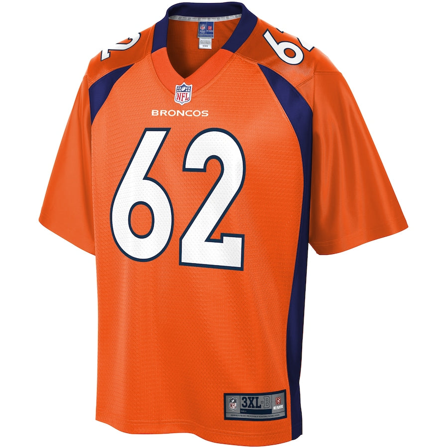 Denver Broncos Corey Levin Big Tall 420 NFL jersey front view