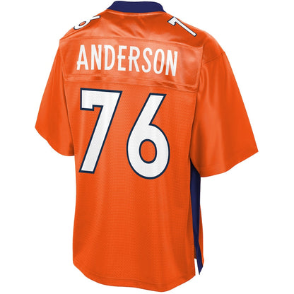 Denver Broncos Calvin Anderson Big Tall 429 NFL jersey front view