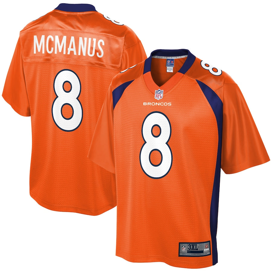 Denver Broncos Brandon Mcmanus Big Tall 393 NFL jersey front view