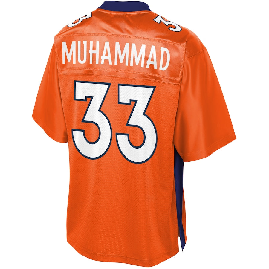 Denver Broncos Khalfani Muhammad 484 NFL jersey front view