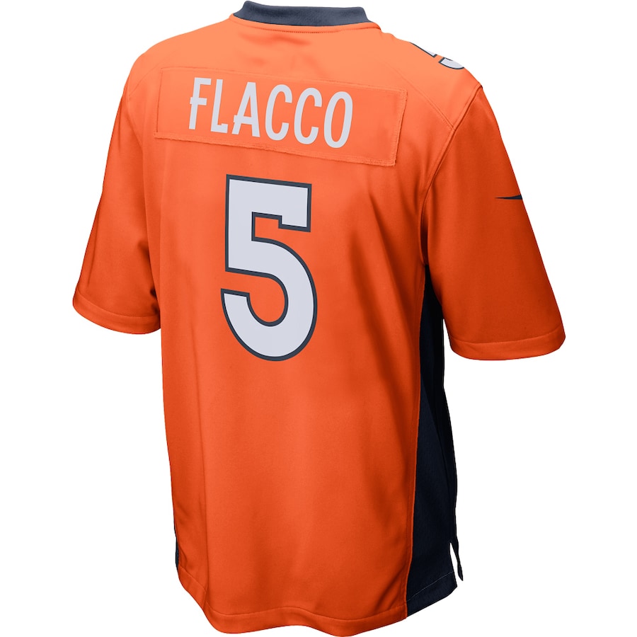 Denver Broncos Joe Flacco 499 NFL jersey front view