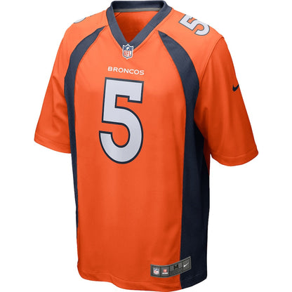 Denver Broncos Joe Flacco 499 NFL jersey front view