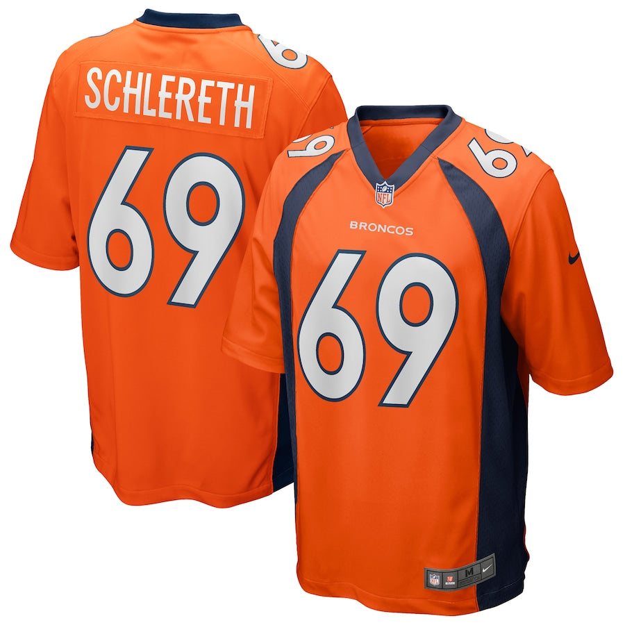 Denver Broncos Mark Schlereth 455 NFL jersey front view