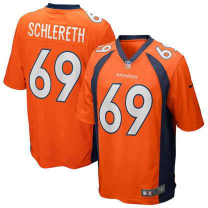 Denver Broncos Mark Schlereth 455 NFL jersey front view