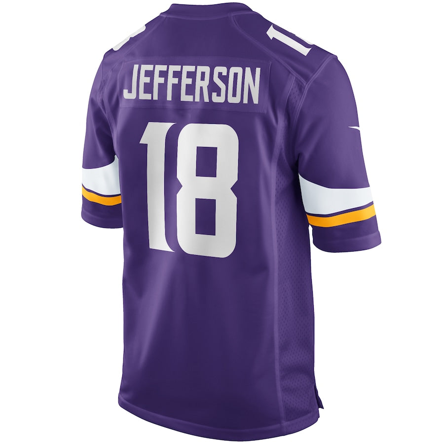 Minnesota Vikings Justin Jefferson 524 NFL jersey front view