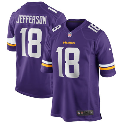 Minnesota Vikings Justin Jefferson 524 NFL jersey front view