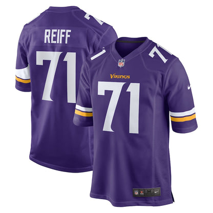 Minnesota Vikings Riley Reiff 551 NFL jersey front view