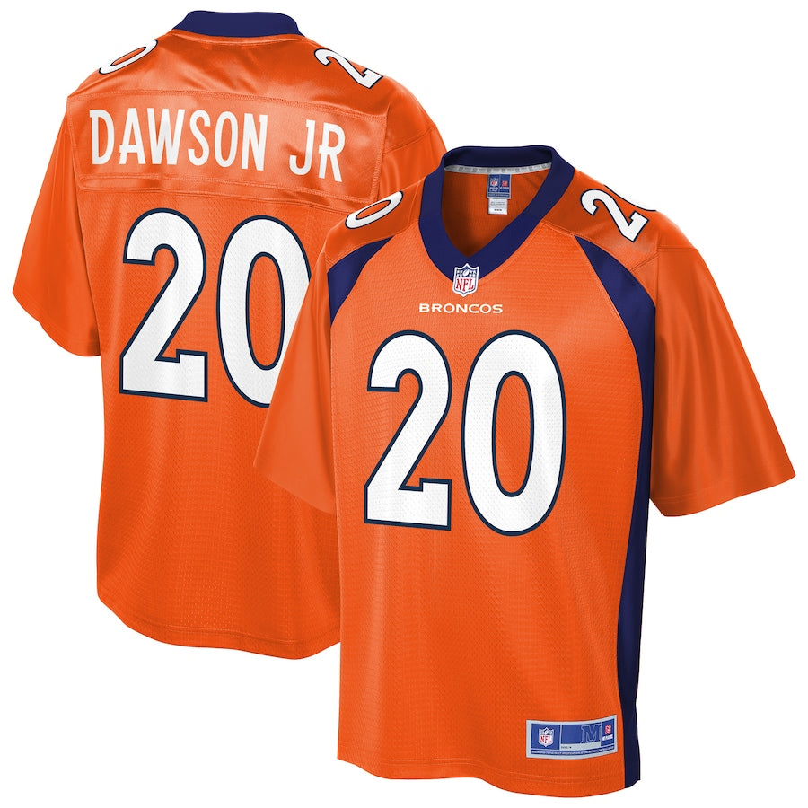 Denver Broncos Duke Dawson 479 NFL jersey front view