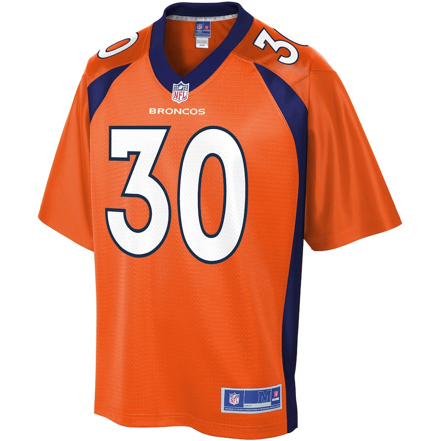 Denver Broncos Phillip Lindsay 351 NFL jersey front view